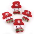 thumbnail image 3 of 10PCS Merry Christmas Ornament plush snowman accessory Craft New Year DIY Santa Claus Pendants Home Furnishing Tree Decoration, 3 of 5