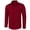Red, variant on Mens Casual Shirts Long Sleeve Button Down Shirts Wrinkle Free Orange Textured Shirt with Pocket L