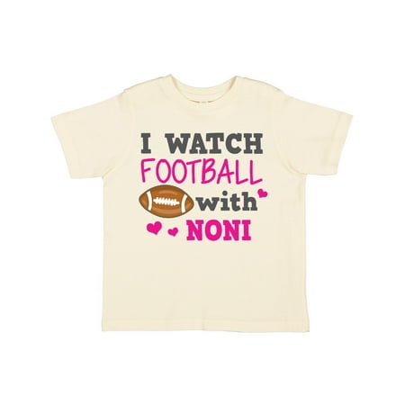 

Inktastic I Watch Football with My Noni Gift Toddler Toddler Girl T-Shirt