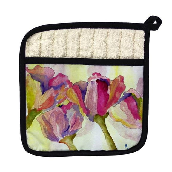 Betsy Drake PT220 Tulips Pot Holder