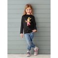 thumbnail image 2 of Bunny With A Bird Long Sleeve Toddler -Image by Shutterstock,  2 Toddler, 2 of 4