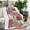 Pioneer Flower-2, variant on Pioneer Flower Blanket,Comfortable Soft Flannel Throw Blanket,All Season,Warm Lightweight Blankets for Sofa Bed Couch Living Room Chair,30"x40"(80x100cm)