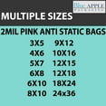 thumbnail image 7 of 2 Mil Pink Anti-Static Heavy Duty Plastic Flat Bags - 6" x 10" & (100 Bags), 7 of 7