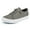Gray #A, variant on JENN ARDOR Womens Canvas Shoes Lace-up Fashion Sneakers Walking Shoes Flats