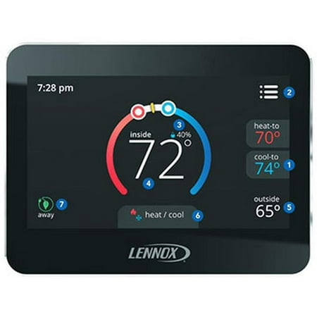 Lennox 13H14 Comfort Sense 7500 Touchscreen Multi Stage