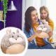 thumbnail image 2 of Almohada cálida para cubrir las manos con forma de animal de peluche, 30 cm, 2 of 5