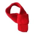 thumbnail image 2 of Christmas Pet Knitted Scarf, Red Festive Holiday Pet Neckwear, Soft Xâmas Accessory for Cats Small Dogs Holiday Party Photo Props, 2 of 5