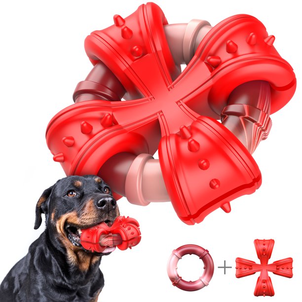 HESLAND Tough Dog Chew Toys for Aggressive Chewers Medium Large Breed
