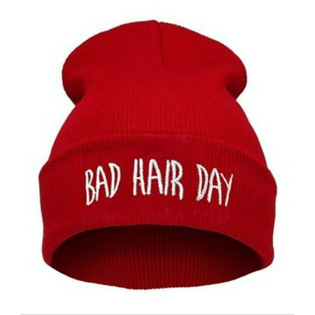 Sport Bad Hair Day Beanie Cap Men Hat Knitted Winter Hats For Women ...