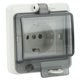 thumbnail image 4 of Tomacorriente de pared estándar IP66 impermeable, adaptador de enchufe oculto para montaje en pared con carcasa de PC, 16 A, 4 of 14