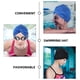 thumbnail image 3 of KAKOWELY 2 gorros de baño para mujer, gorro de baño para adultos, gorro de baño para mujer, 3 of 4