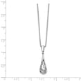 thumbnail image 3 of SS White Ice Diamond Necklace 18 Inch, 3 of 3