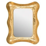 Safavieh Geri 31 in. Rustic Iron Square Mirror, Gold