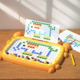 thumbnail image 3 of Dots Board, Color Cognition  Doodle Board Light Portable 116 Beads Safe Plastic With Pen For Home, 3 of 8