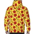 thumbnail image 5 of Hoodies for Men - Cute Pizza Mushrooms Pepper Long Sleeve Comfrt Men'S Fashion Hoodies & Sweatshirts, Sweatshirts for Men Hoodies Pullover Clothing Clothes with Pouch, 5 of 7