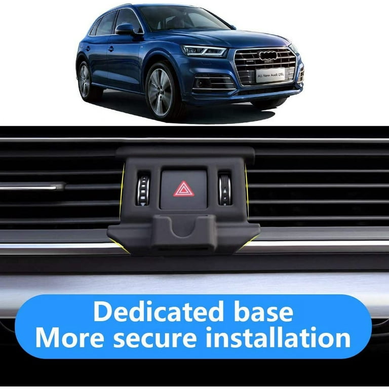 musttrue LUNQIN Car Phone Holder for 2017 2024 Audi Q5 2018 2024 SQ5 Sportback Auto Accessories Navigation Bracket Interior Decoration Mobile Cell