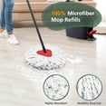 thumbnail image 3 of Cabezales de repuesto Spin Mop para EasyWring, paquete de 4, 3 of 7