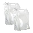thumbnail image 1 of Al aire libre 5l Autoconducción Camping Viajes Cubo portátil Bolsa de agua Equitación Montañismo Hervidor plegable Agua potable Almacenamiento de agua - Packof2 Kuyhfg Sin marca, 1 of 4