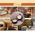 thumbnail image 4 of Toystoory Reloj de pared Retro Doble cara Negro, 4 of 6