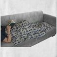 thumbnail image 6 of Abstract Soft Flannel Fleece Throw Blanket, Concentric Asymmetric Romantic Circles Psychedelic Hearts and Dots Pattern, Cozy Plush for Indoor and Outdoor Use, 70" x 90", Multicolor, by Ambesonne, 6 of 6