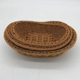 thumbnail image 4 of Clearance! Handmade Imitation Rattan Storage Basket Wicker Bread Holder Fruit Vegetable Container Snack Food Organizer, 4 of 6