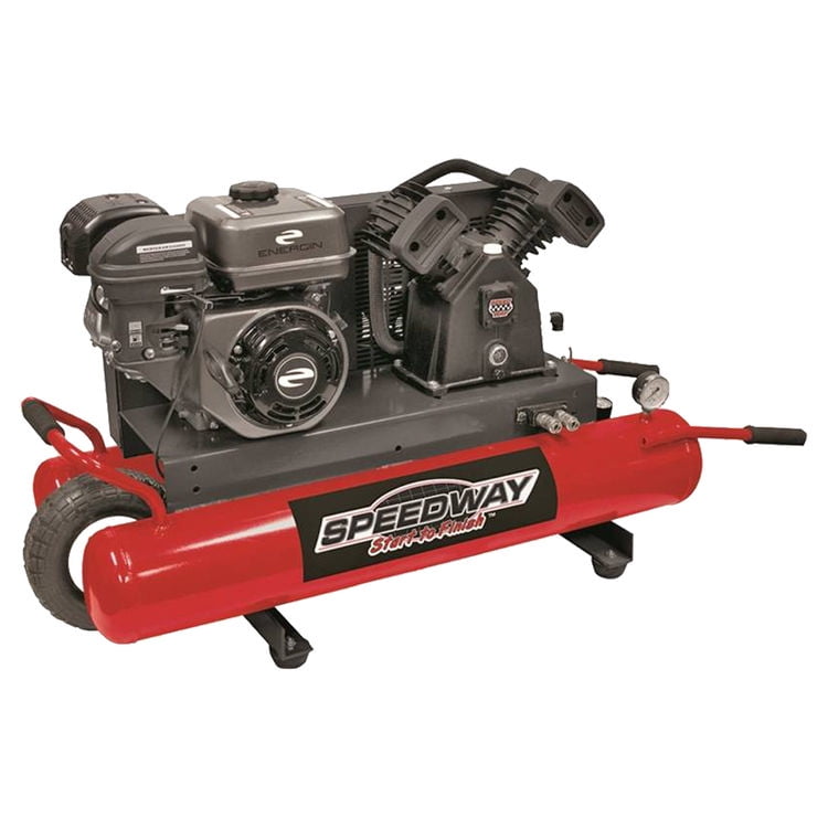 North American Tool 7295 Speedway Air Compressors, 6.5 HP, Gas, 9