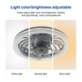 thumbnail image 4 of Ceiling Fan Light Bedroom Home E27LED Fan Light With Remote Control Speed and Brightness Adjustable, 4 of 9