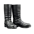 thumbnail image 4 of Tachiuwa 1/6 Scale Figure Boots Soldier Dress up Accessory for 12" Action Figure Body Female, 4 of 9