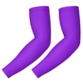 thumbnail image 2 of HDE Arm Sleeves for Men Women, Compression Sleeve Arm UV Protection Basketball Baseball Football Purple - M, 2 of 6