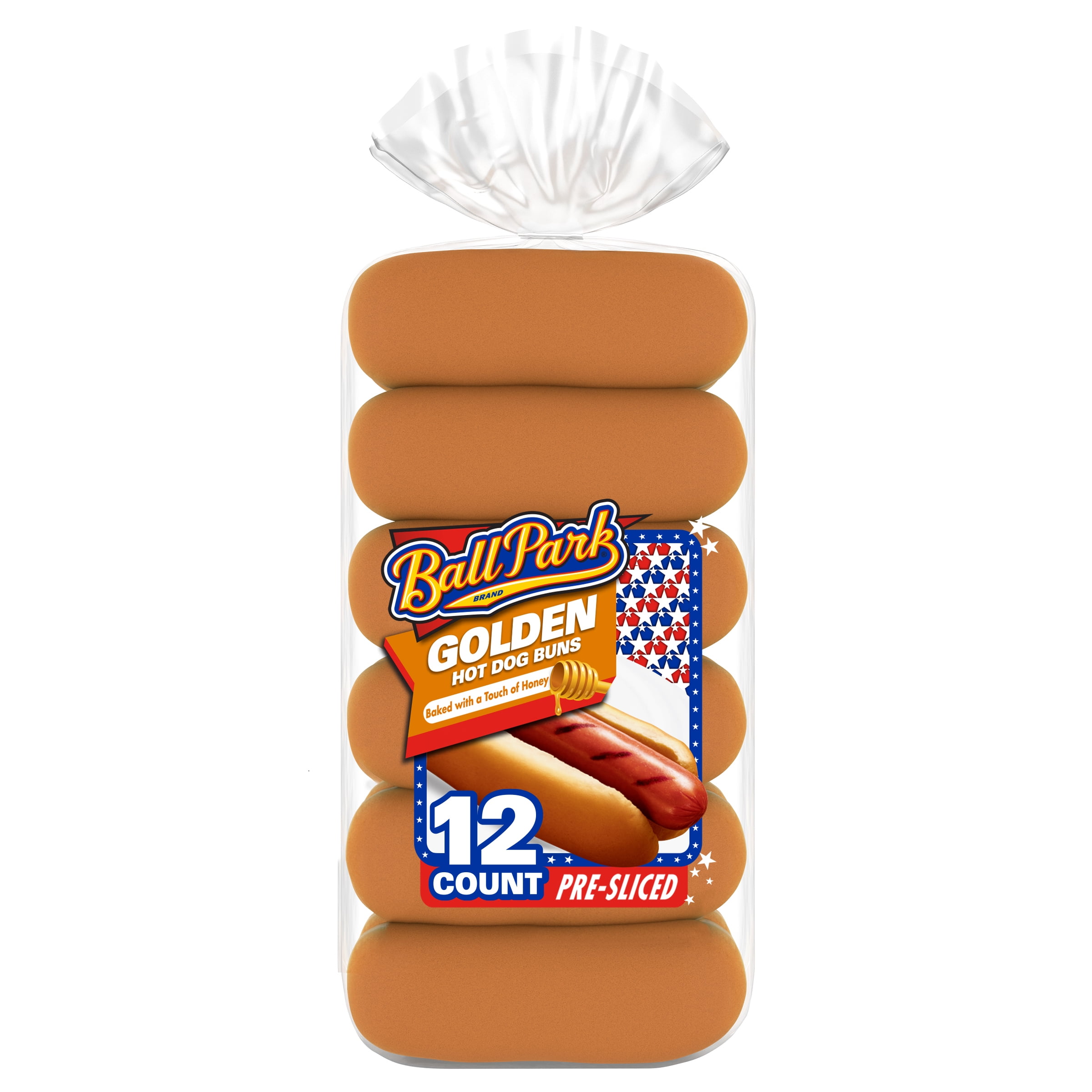 Ball Park Golden Hot Dog Buns, 12 count, 20 oz
