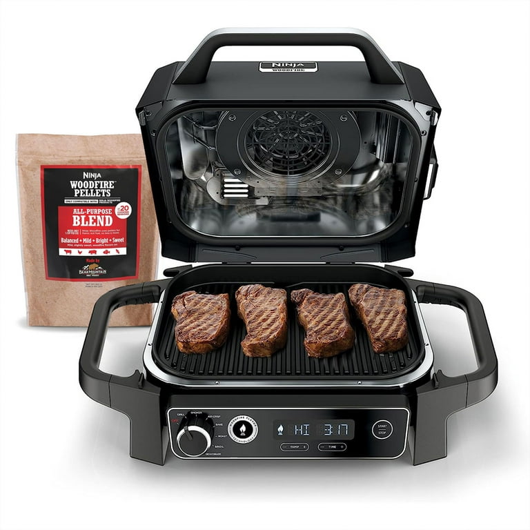 Ninja Woodfire Pro Outdoor Grill & Smoker with Built-In
