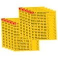 thumbnail image 2 of Etiquetas de identificación de paneles eléctricos Pegatinas impermeables Caja de fusibles resistente a la intemperie Amarillo, 2 of 9