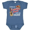 thumbnail image 3 of Inktastic I Listen to Country Music with My Daddy Guitar and Hat Boys or Girls Baby Bodysuit, 3 of 5