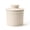 Speckled White, variant on Butter Crock Eggplant Reactive Glaze Countertop Storage