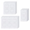 thumbnail image 1 of Lipstore 3x20Pcs Plaques Murales Scellants de Sortie Isolants pour Bascule, 1 of 8