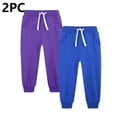 thumbnail image 3 of Fmbrln 2PC Boys Sweatpants Baggy Drawstring Elastic Waist Joggers Pants Fashion Casual Soft Comfy Athletic Pants with Pockets, Sizes 5-11Y, 3 of 4