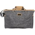 thumbnail image 4 of Nicole Miller New York 17 in Tote Bag-Travel Business Messenger Shoulder Bag (Paige Silver), 4 of 5