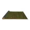 thumbnail image 2 of Ahgly Company Indoor Square Abstract Brown Contemporary Area Rugs, 5' Square, 2 of 4