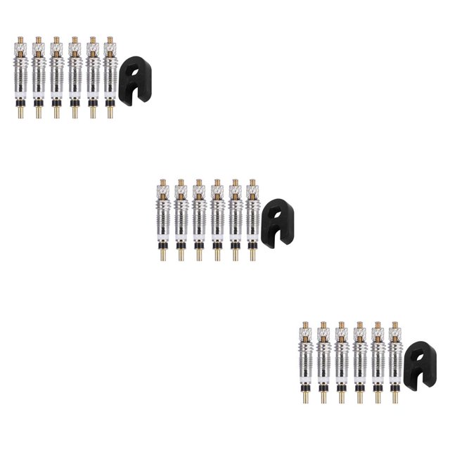 Thinsony Bike Tire Valve Core Set Bicycle Air Valve Core Repair Tool Kit Replacement for Presta, 2pcs 6pcs 3Set