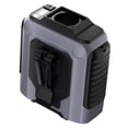 thumbnail image 4 of Ventilador de cintura portátil de 100 velocidades, linterna, silencioso, manos libres, multiusos, recargable. Gris, 4 of 9