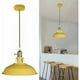 thumbnail image 3 of Lámpara colgante moderna de metal con base E27 para sala de estar, dormitorio, comedor, oficina, bar, cafetería, color amarillo, 3 of 5
