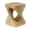 Natural, variant on GZXS Twist-Design End Table in Natural Wood Grain Texture, 11.75"L x 11.75"W x 16"H