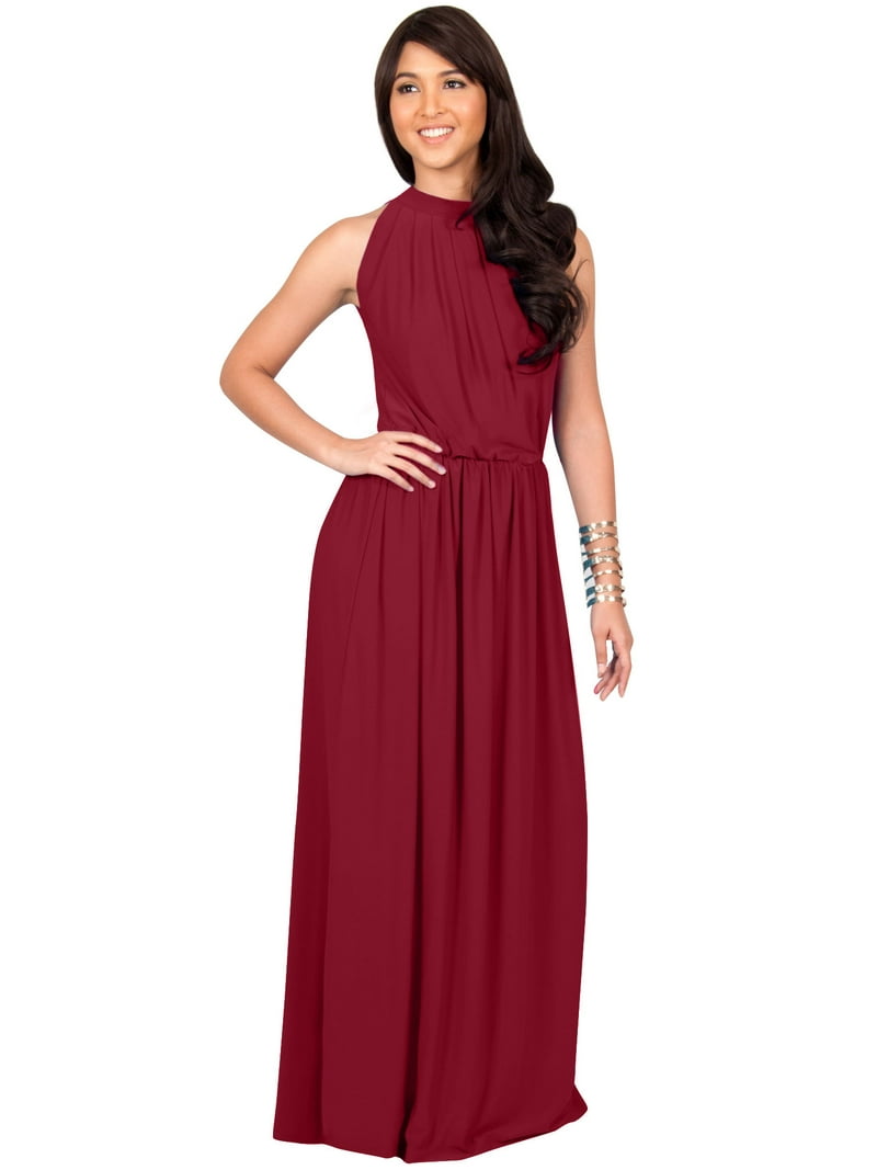 fitted lace wedding dress Red Bustier Maxi Dress - Going Out main image 0