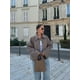 thumbnail image 5 of Chaqueta de lana de cordero XINXIN para mujer abrigo cálido de felpa de un solo pecho Color de contraste otoño e invierno 2024, 5 of 5