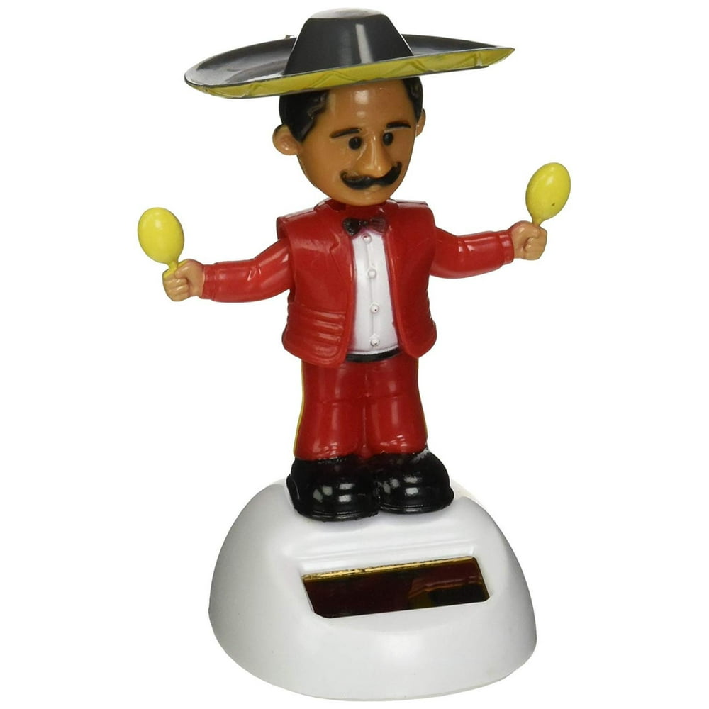 Happy Holidays Solar Dancing Décor, Mariachi Band Guy; random style