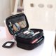 thumbnail image 5 of Neceser y organizador de maquillaje Organizador de neceser de viaje de doble capa con espejo UHUSE Bolsa de maquillaje, 5 of 10