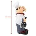 thumbnail image 3 of Chef  Decorative, 2 Styles Resin Material Miniature Vintage Chef Figurine, Lifelike Look Exquisite Handmade Craft For Kitchen, Restaurant, Cafe, 3 of 8