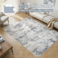 thumbnail image 2 of Living Room Area Rugs - x Abstract Large Soft Indoor Washable Rug Neutral Modern Low Pile Carpet for Bedroom Dining Room Farmhouse Home Office -, 2 of 9