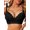 Black, variant on Women's Lace Underwire Bra Full Coverage Push Up Support Comfortable Shaping Everyday Bras C 36 Black