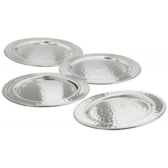 Leeber 72688 4 in. Hammered Coasters - Set of 4